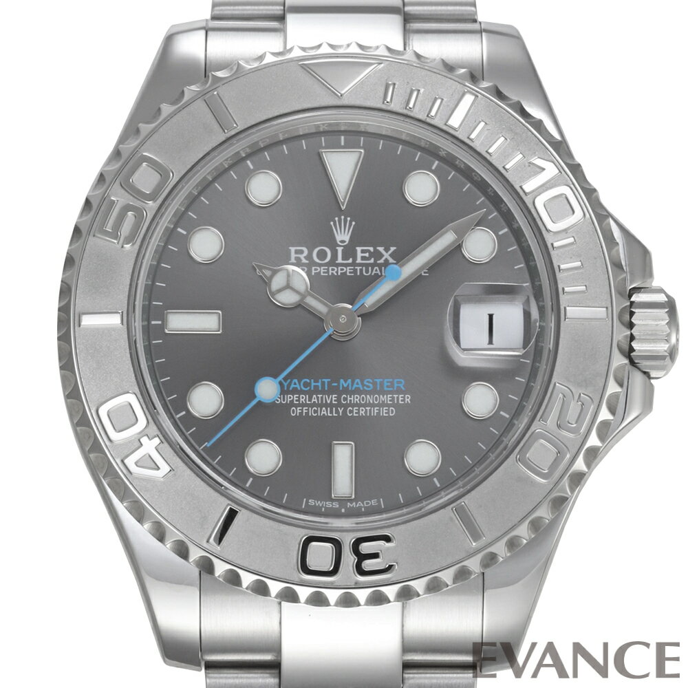 Rakuten - 【中古】 ロレックス ヨットマスター 37 268622 スレート ランダム番 ボーイズ 【腕時計】【ROLEX】