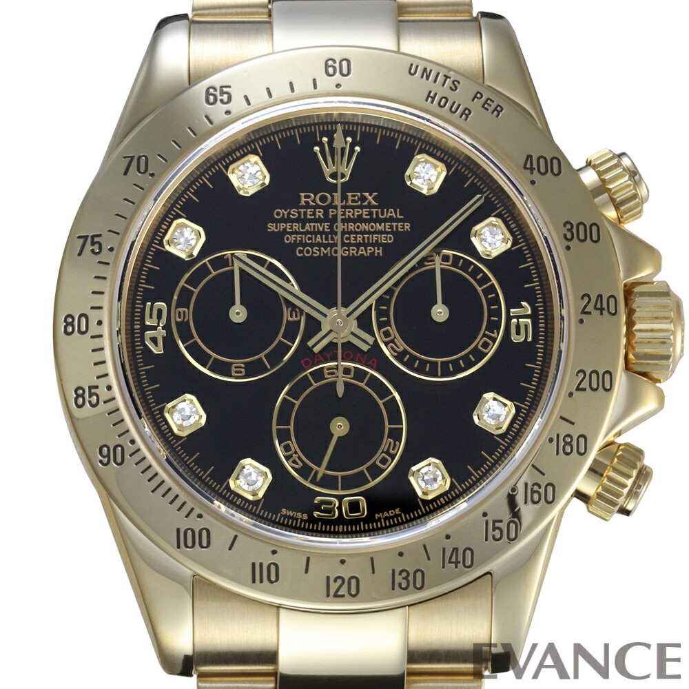 Rakuten - 【中古】 ロレックス デイトナ 116528G ブラック Y番 メンズ 【腕時計】【ROLEX】