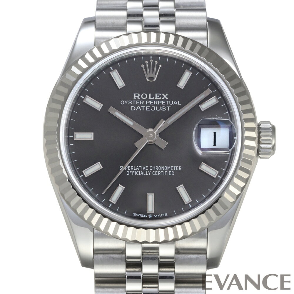 【中古】 ロレックス デイトジャスト 31 278274 ダークグレー ランダム番 ボーイズ 【腕時計】【ROLEX】