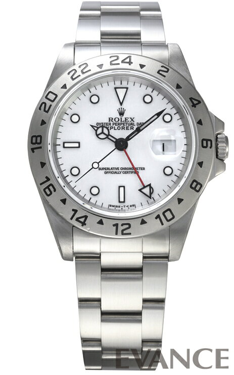 エバンス 楽天市場店の【中古】 ロレックス エクスプローラーII 16570 ホワイト T番 メンズ 【腕時計】【ROLEX】｜アングル2