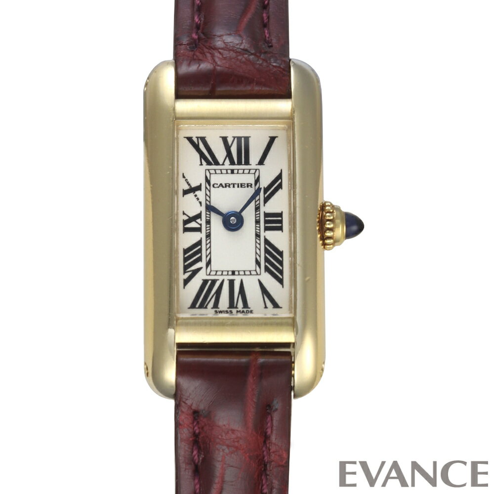 Rakuten - 【中古】 カルティエ タンク アロンジェ W1529956 シルバー レディース 【腕時計】【CARTIER】