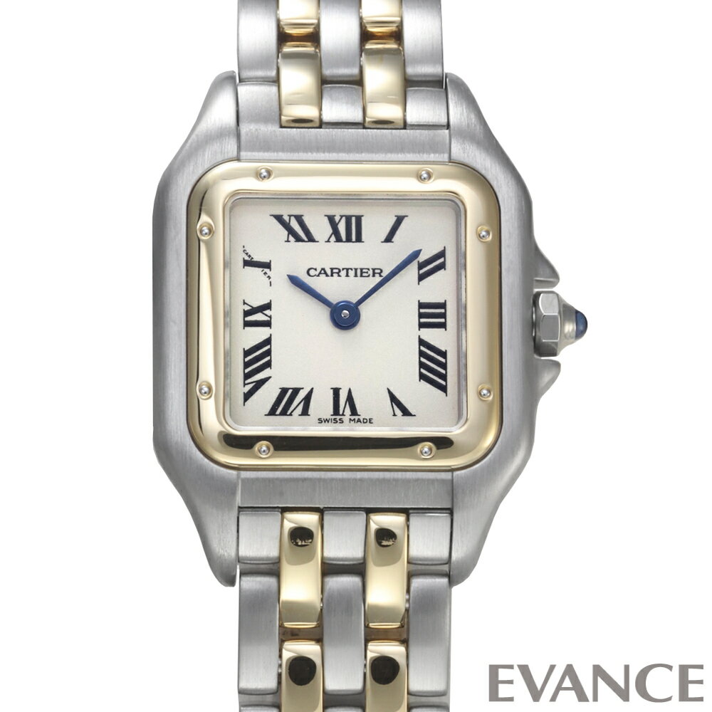 【中古】 カルティエ パンテール SM W25029B6 シルバー レディース 【腕時計】【CARTIER】