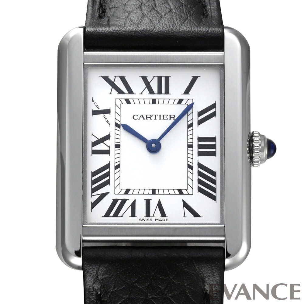 【中古】 カルティエ タンク ソロ SM WSTA0030 シルバー レディース 【腕時計】【CARTIER】