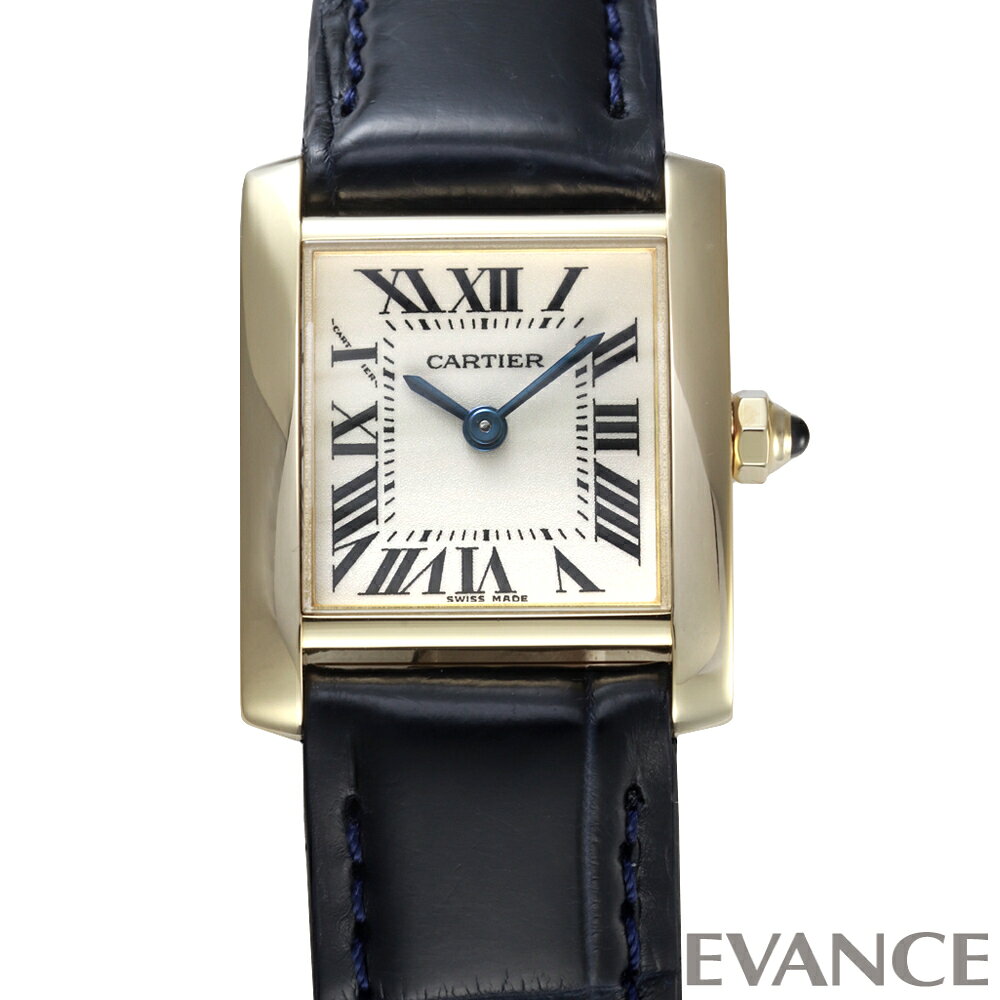 【中古】 カルティエ タンク フランセーズ SM W5000256 シルバー レディース 【腕時計】【CARTIER】