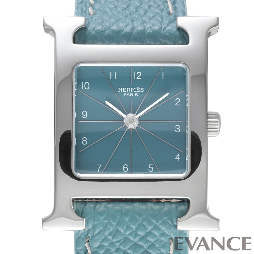 Rakuten - 【中古】 エルメス Hウォッチ HH1.210.631/GJE ブルー レディース 【腕時計】【HERMES】