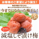 梅干し 減塩しそ漬け梅 塩分3％ 500g お取り寄せグルメ 産地直送 和歌山県産 紀州南高梅 梅干 うめぼし しそ 紫蘇 減塩 低塩分 2