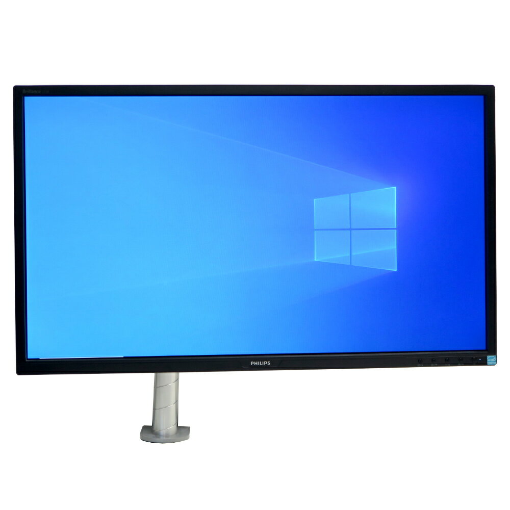 中古 パソコン モニター PHILIPS 272B8QJEB/11 Knoll テーブルアーム付き 27インチ QHD 5ms HDMI DP 液晶 ディスプレイ