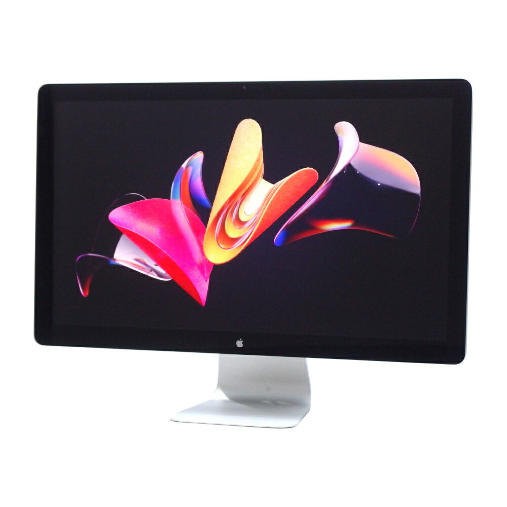 中古 パソコン PC モニター Apple LED Cinema Display 27inch A1316 27インチ IPS 2560x1440 カメラ内蔵 2.1ch 49Wスピーカー