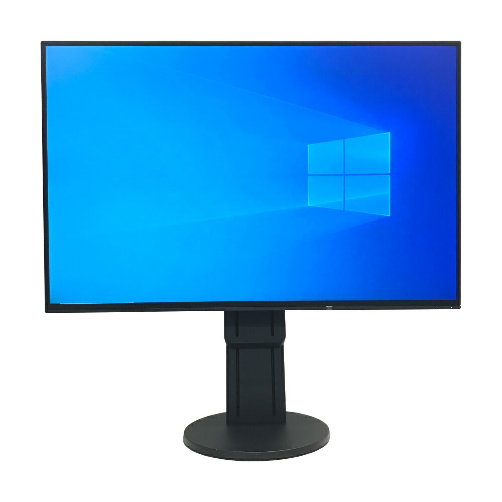 中古 パソコン モニター EIZO FlexScan EV2451-BK 1423時間 23.8インチ 液晶 ディスプレイ フレームレス HDMI IPS フルHD 5ms