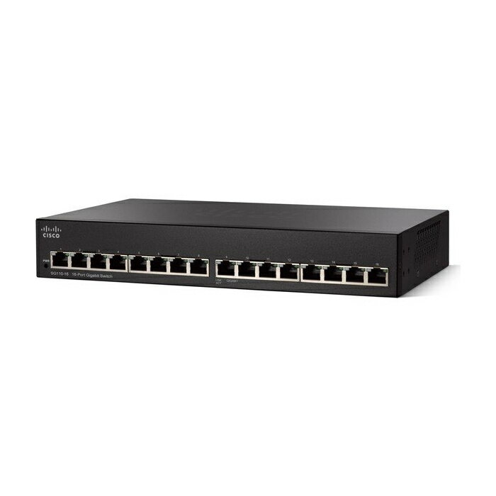 新品 Cisco SG110-16-JP アンマネージドスイッチ 16ポート Gigabit Switch ネットワークハブ ファンレス 静音設計