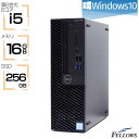 中古デスクトップPC Windows10 第8世代 i5 DELL OptiPlex 3060 SF 6コアCPU 16GBメモリ 256GB SSD HDMI 省スペース パソコン