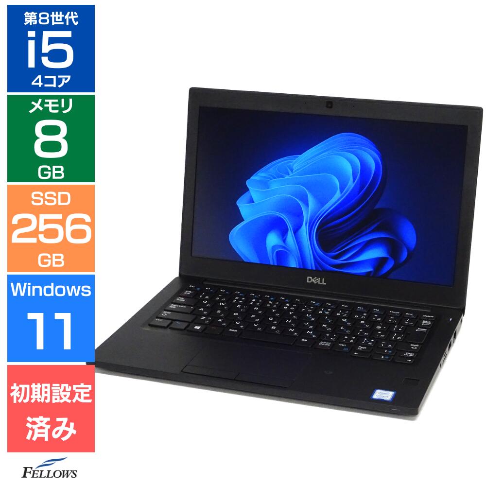 [엔트리로 포인트 5배] [A 랭크 양품] Dell Latitude 7290 8세대 Core i5 메모리 8GB SSD 256GB Windows11 Pro 12.5인치 Web 카메라 지문 인증 Wi-Fi 델 경량 모바일 PC 중고 노트북 중고 PC