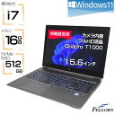 【エントリーでポイント7倍】 ノートパソコン 中古 良品 Win11 Pro i7 第9世代 HP ZBook 15 G6 16GBメモリ 512GB SSD 1TB HDD Quadro T1000 15.6インチ FHD 顔認証 カメラ 指紋認証 テンキー
