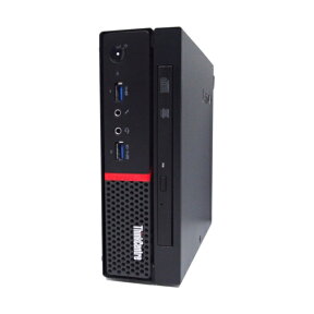 中古 パソコン Lenovo ThinkCentre M900 Tiny 拡張キット付き ウルトラスモール 省スペース デスクトップ 高性能 WPS Office付き Windows10 Pro 【Core i3-6100T/4GB/500GB/DVD】