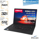 【P10倍対象品+エントリーでP7倍】 ノートパソコン 中古 訳あり B品 4K IPS タッチパネル Quadro RTX A2000 Win11 Pro T...