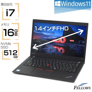 Ź45 BIGݥȥå׳ ťΡȥѥ i7 Windows11  ťΡȥѥ Lenovo ThinkPad T490s 8 16GB 512GB NVMe SSD 14 եHD Thunderbolt3 Ρ