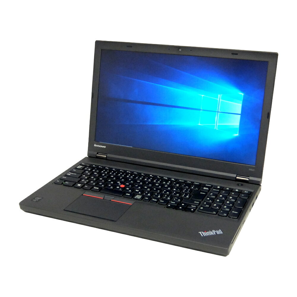 中古 パソコン Lenovo ThinkPad W541 A4 ノートパソコン 15.6インチ 4コア8スレッド フルHD Quadro K2100M カメラ テンキー Windows10 Pro 【Core i7-4910MQ/16GB/512GB SSD/MULTI】