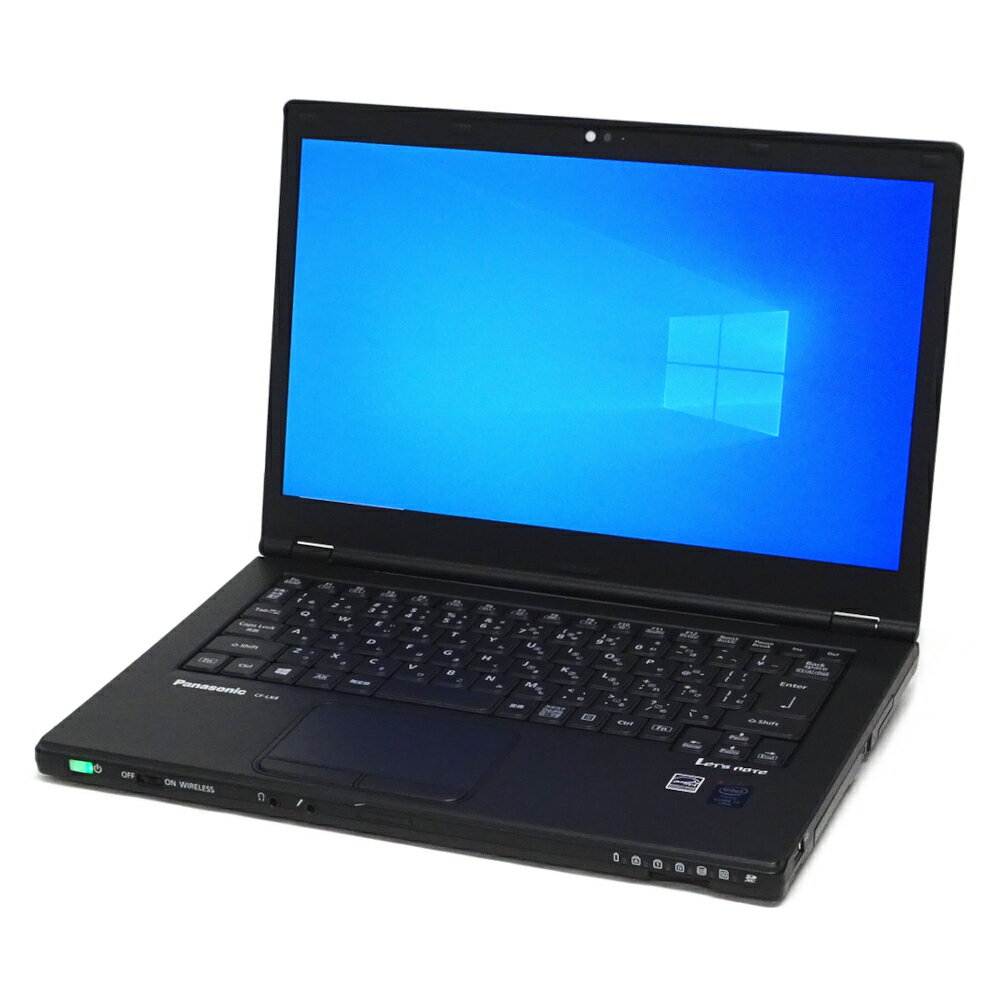 カメラ付き 16GB メモリ 中古 ノートPC パソコン Panasonic Let's note LX4 Windows10 Pro Core i7-5600U 512GB SSD 14インチ HDMI Wi-Fi 軽量 A4