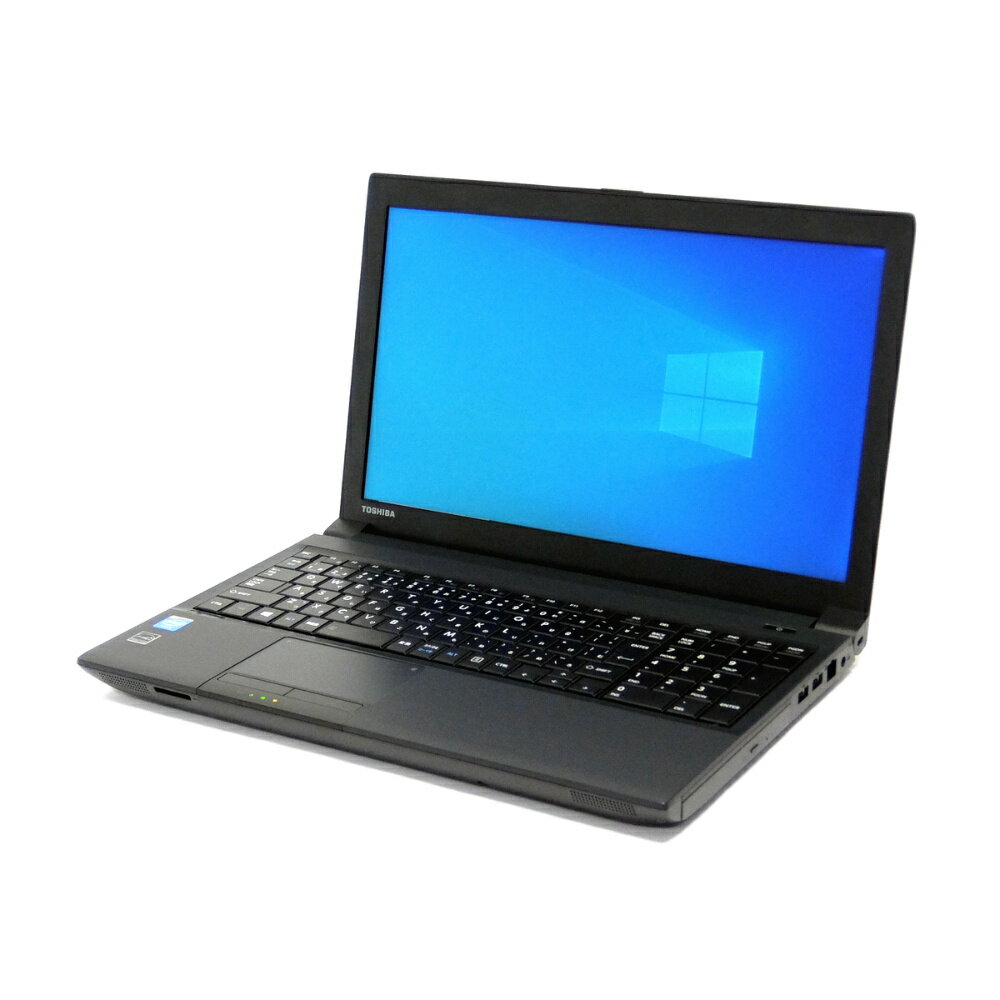 中古 パソコン 東芝 dynabook B453 A4 ノートパソコン 15.6インチ 2コア テンキー 無線LAN WPS Offce付き Windows8.1 Pro 【Celeron 1005M/4GB/500GB/MULTI】