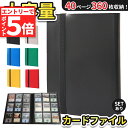 ★エントリーでP5倍★カードファイル カードケース 6色選べる カード 大容量 トレカ トレカケース ファイル カード収納 ケース 保管 バインダー 横入れ コ...