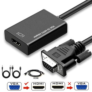 VGA to HDMI Ѵ ץ VGA  HDMI  HDMI֥դ VGA HDMI Ѵ ֥ 1080Pб   ž ѥ PC HDTV ץ Windows XP/7/8/10ʤб