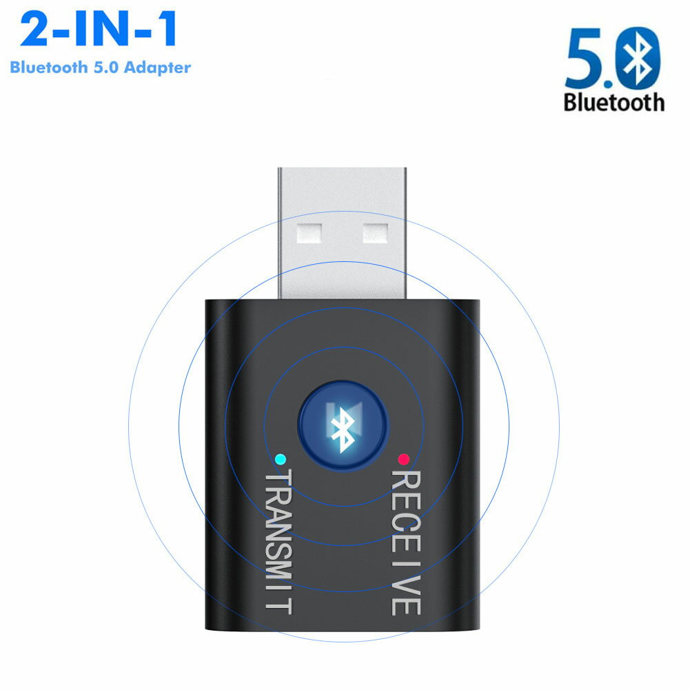 Bluetooth5.0 トランスミッター レシーバー 1台2役 送信機 受信機 無線 ワイヤレス 3.5mm オーディオスマホ テレビ TXモード輸出 RXモード輸入 音楽 送信機 受信機 ブルートゥースios iPhone Android 古いコンポ 車載AUX スピーカー等に適用 TR6