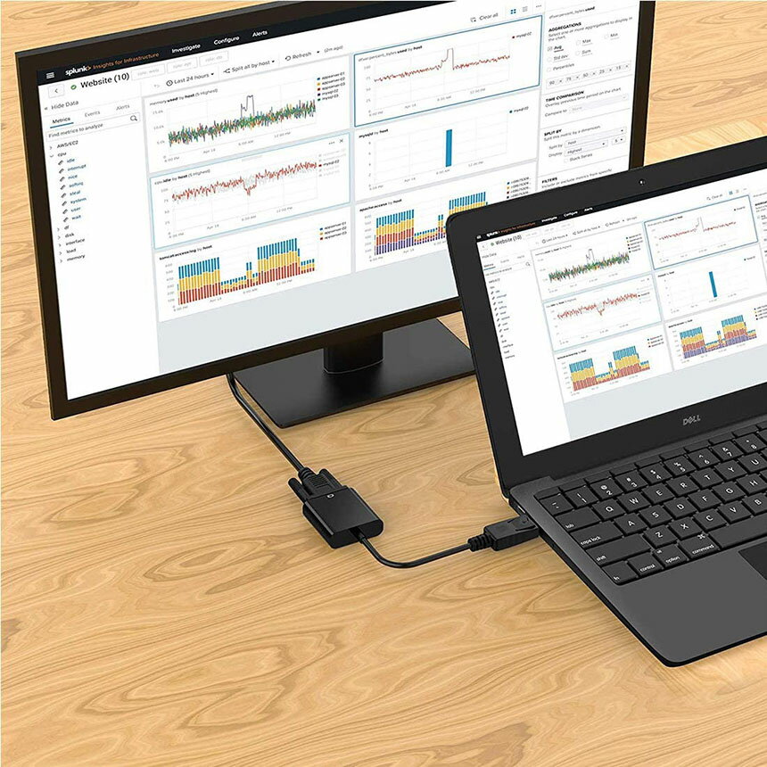 DisplayportDVI変換アダプタDPディスプレイポート1080P高解像度DVI-D変換ケーブルデュアルディスプレイ対応金メッキコネクタブラック