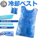 冷却ベスト 水冷 クールベスト 2枚セット 冷感ベスト 空調服 物理冷却 熱中症 猛暑対策 冷却服 ひんやりグッズ 保冷 工事現場 工場内 屋外 スポーツ 冷感...
