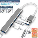 USBハブ type-c USB3.0 2端子 選べる 4ポ