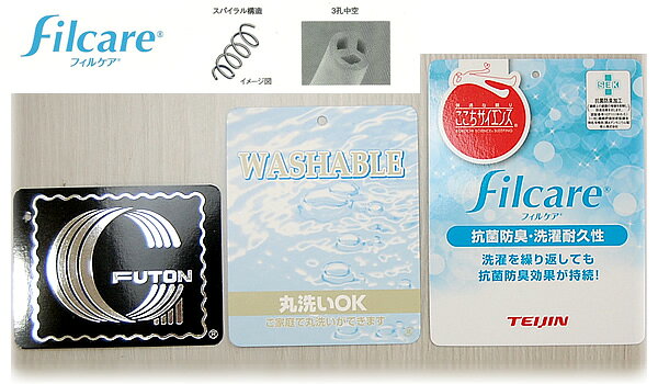 脱着式マルチ敷ふとん・洗える2枚合わせ敷布団／シングル e-futon-10005090 e-ふとん屋さん サンプル画像2