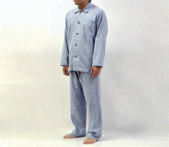 こころくるむパジャマ（メンズ）　和晒 京ふたえガーゼ