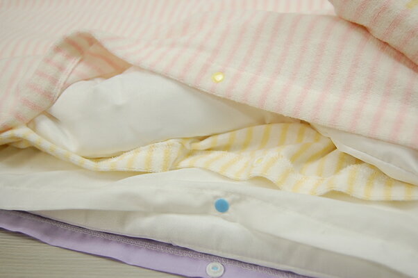 西川 ママらくらくお昼寝ふとん5点セット (ボーダー柄) Mama's Meeting collection [2]