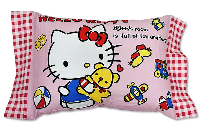 ジュニア枕　ハローキティ Toys柄