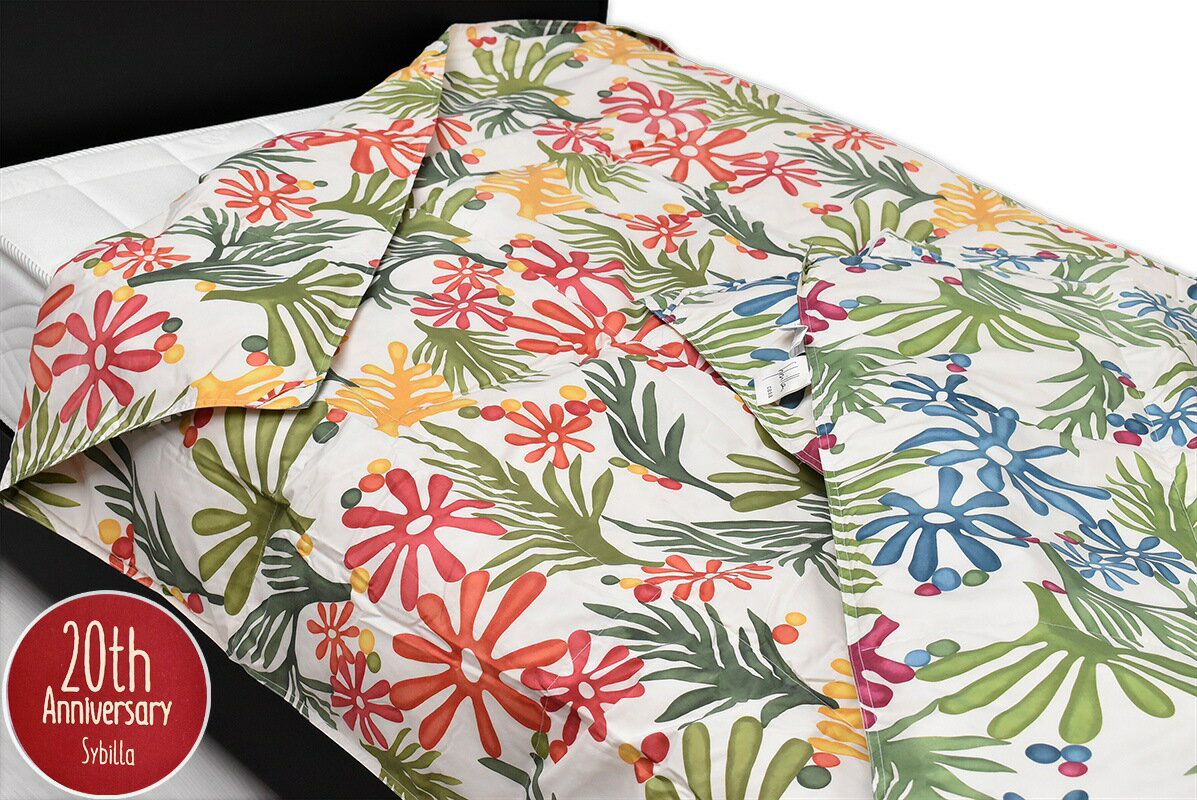 シビラ トロピカール ダウンケット（羽毛ダウン50％） シングルSL　(Sybilla 20th Anniversary)