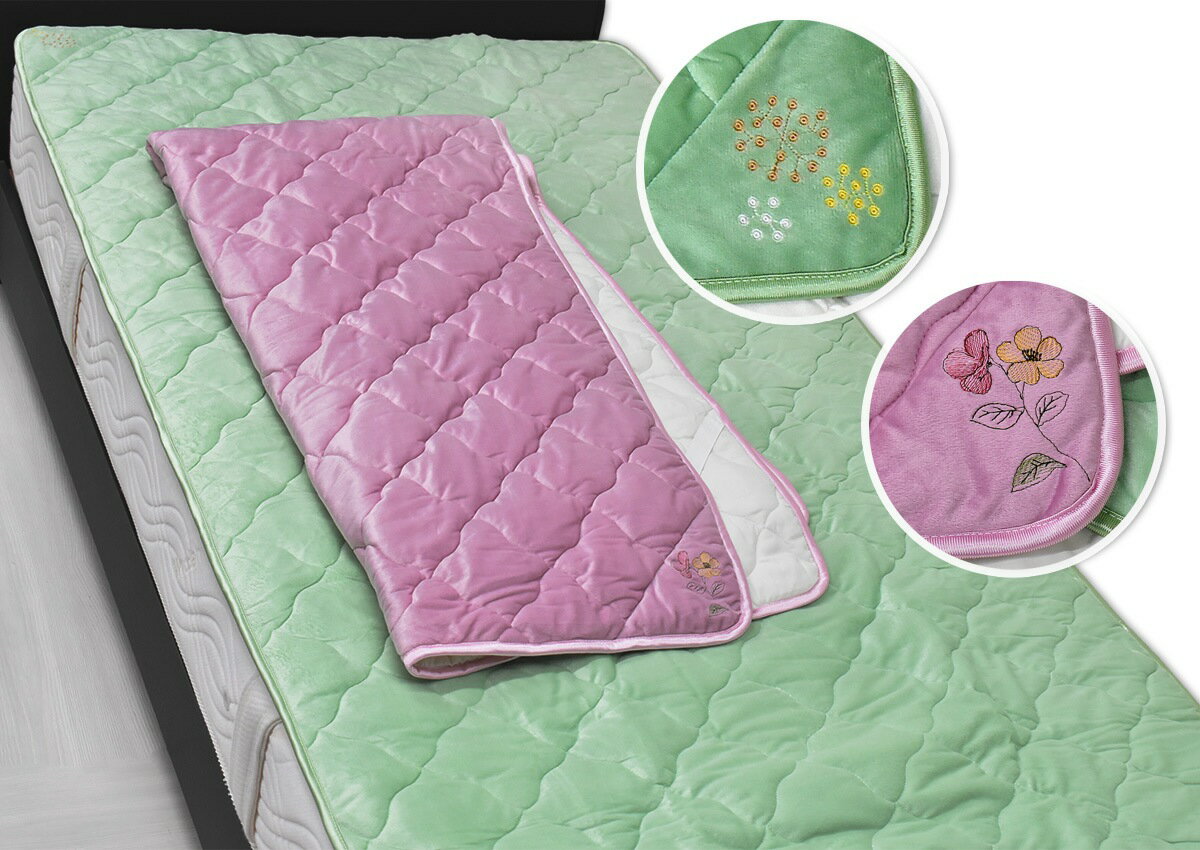 Rakuten - キルティング毛布調あったか敷パッド　シングル