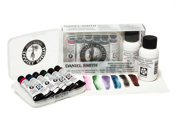 ダニエルスミス 5mlチューブ6色 ミネラルミックス セット(グラウンド付)