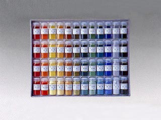 ナカガワ新岩絵具 48色セット平安 10g ビン入