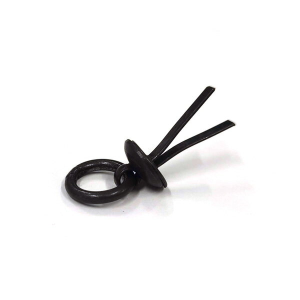 陶芸／掛け花金具 丸銅上