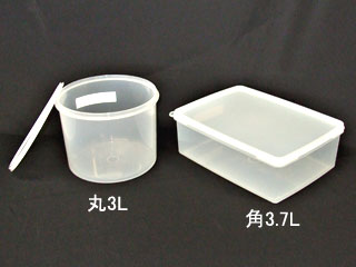 陶芸／釉薬ポリ容器　丸3L