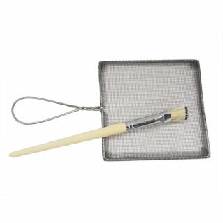 陶芸用品／ぼかし網・ブラシセット