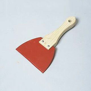 陶芸用品 道具／土かきベラ ゴム製（柄付き）