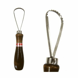 陶芸用品／平線かきベラ F-7 刃幅35mm