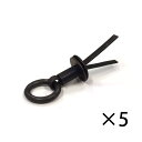 陶芸/掛け花金具 丸3鉄 5個入り