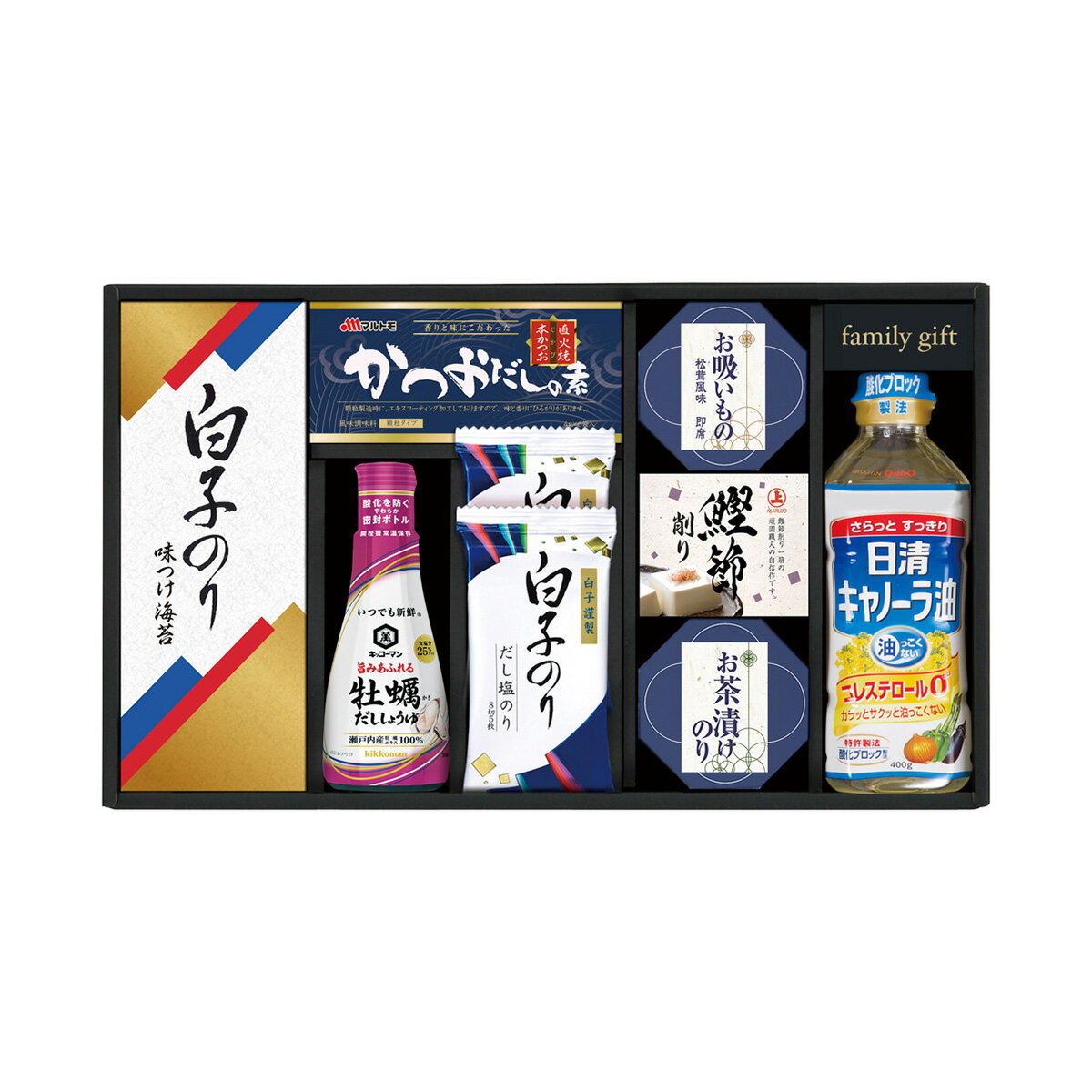 キッコーマンしょうゆ＆白子のり食卓詰合せ KSC-40E ギフト プレゼント お礼 内祝い お祝い お返し 結婚内祝い 結婚祝い 引出物 引き出物 出産内祝い 出産祝い 快気内祝い 快気祝い 香典返し 退職祝い 新居祝い 引っ越し