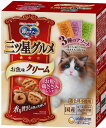 【ペット用品】銀のスプーン三ツ星グルメお魚味クリームお魚・鶏ささみレシピ3種のアソート(180g)
