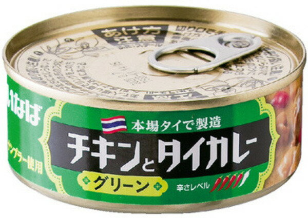 【24個セット】いなば チキンとタイカレーグリーン 115g