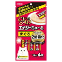 【ペット用品】チャオエナジーちゅーるまぐろ 14g×4本