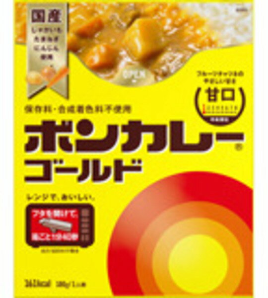 ボンカレーゴールド甘口　　180g