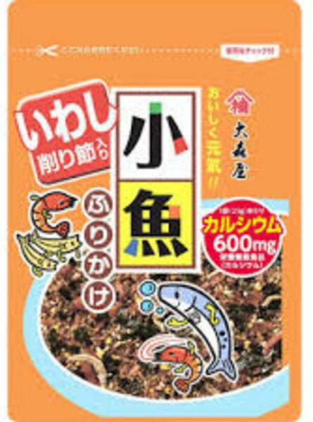 ネコポス送料200円商品/小魚ふりかけ中袋　　23g