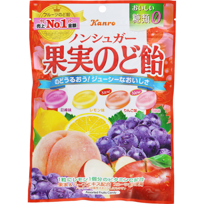 ノンシュガー果実のど飴　　90gのサムネイル
